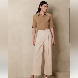 NWT Banana Republic Wide Leg Crop Jeans